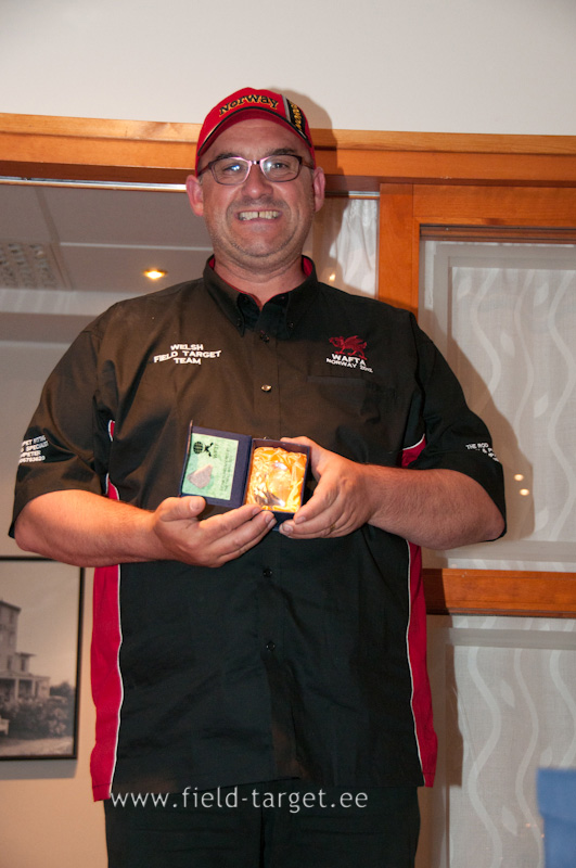 Worlds 2012  3rd place - Simon Evans Wales 140 hits